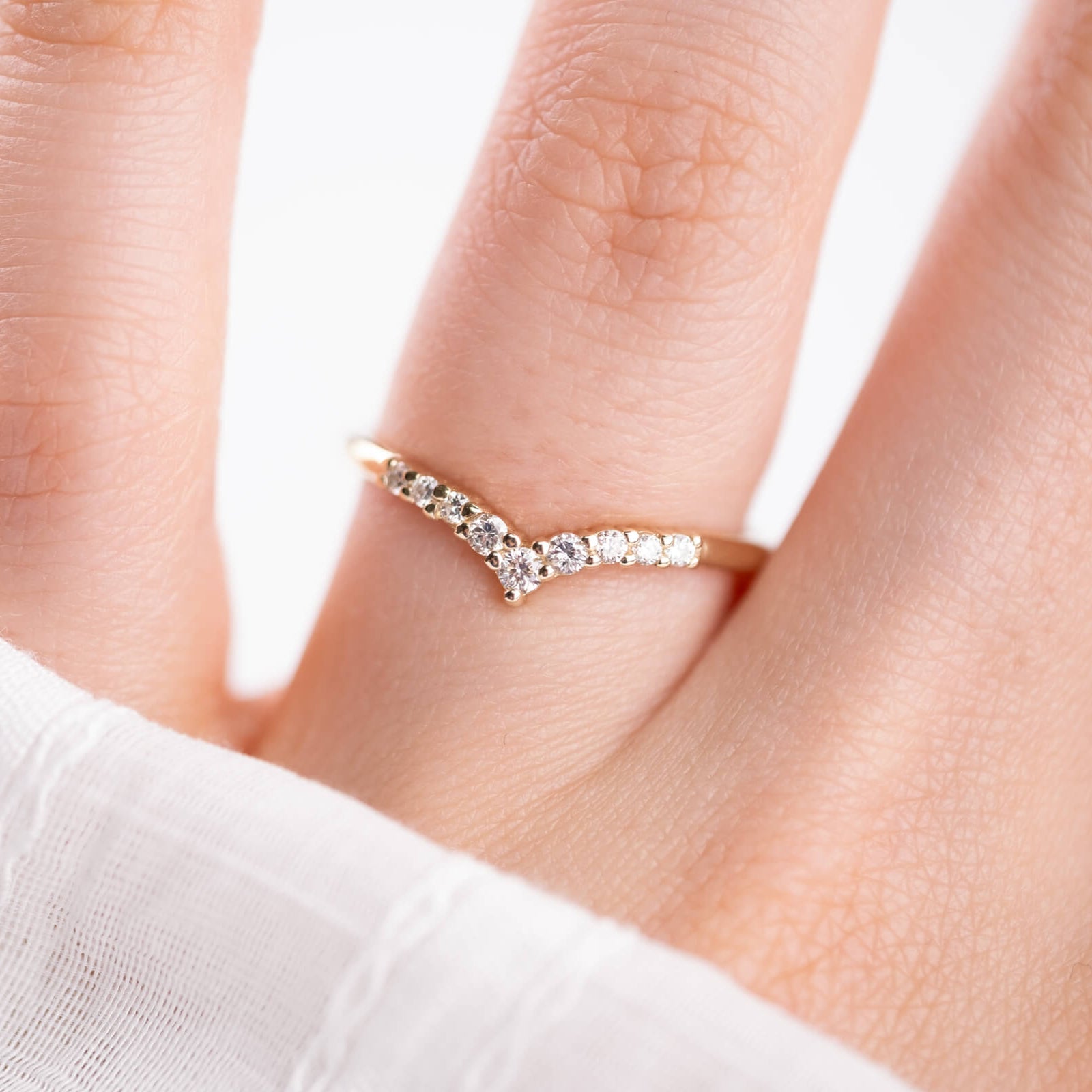 Kombinlenebilir Sade Pırlanta Yüzük