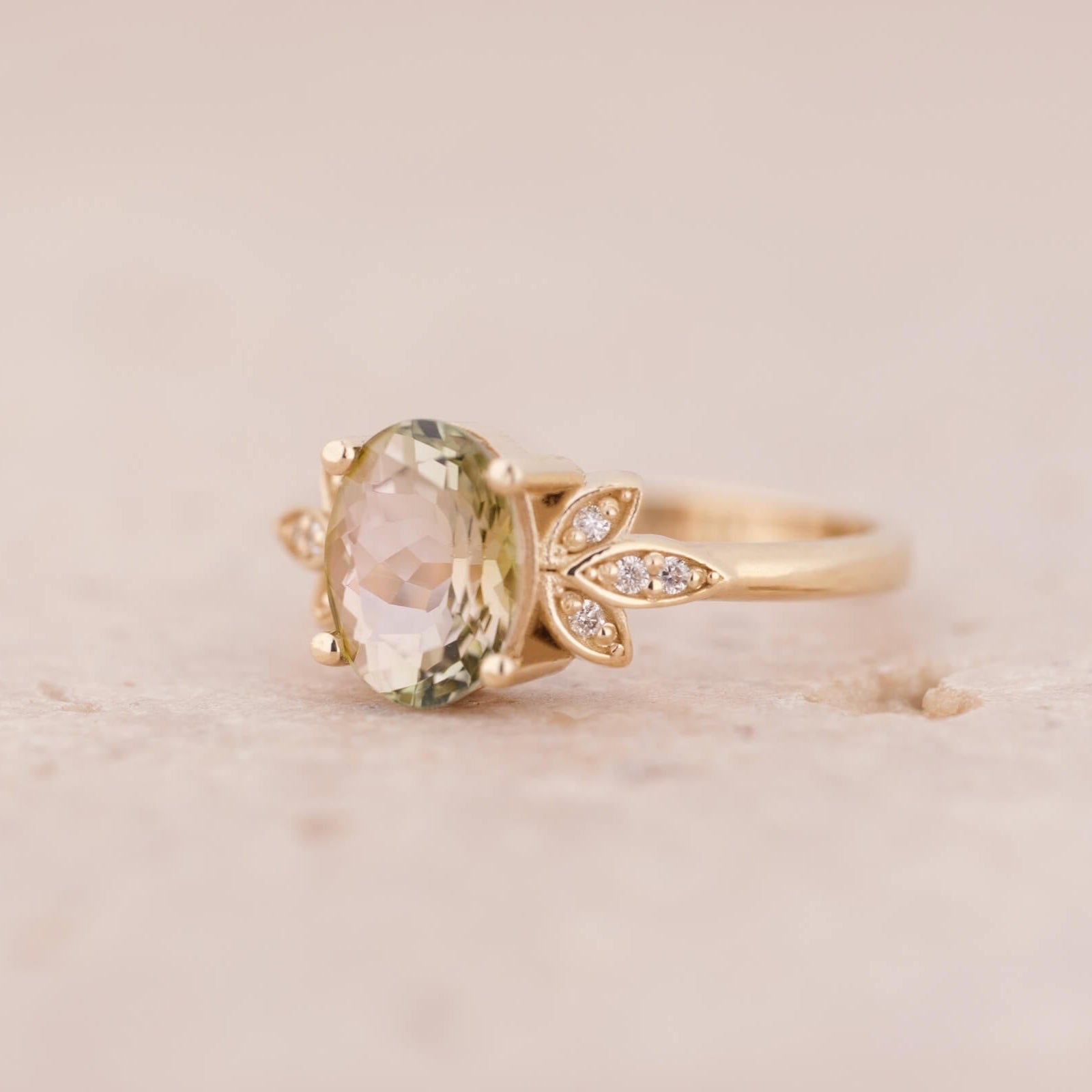 Vilya | Eşsiz Turmalin ve Pırlantalı Yüzük (Sadece 1 adet üretildi)