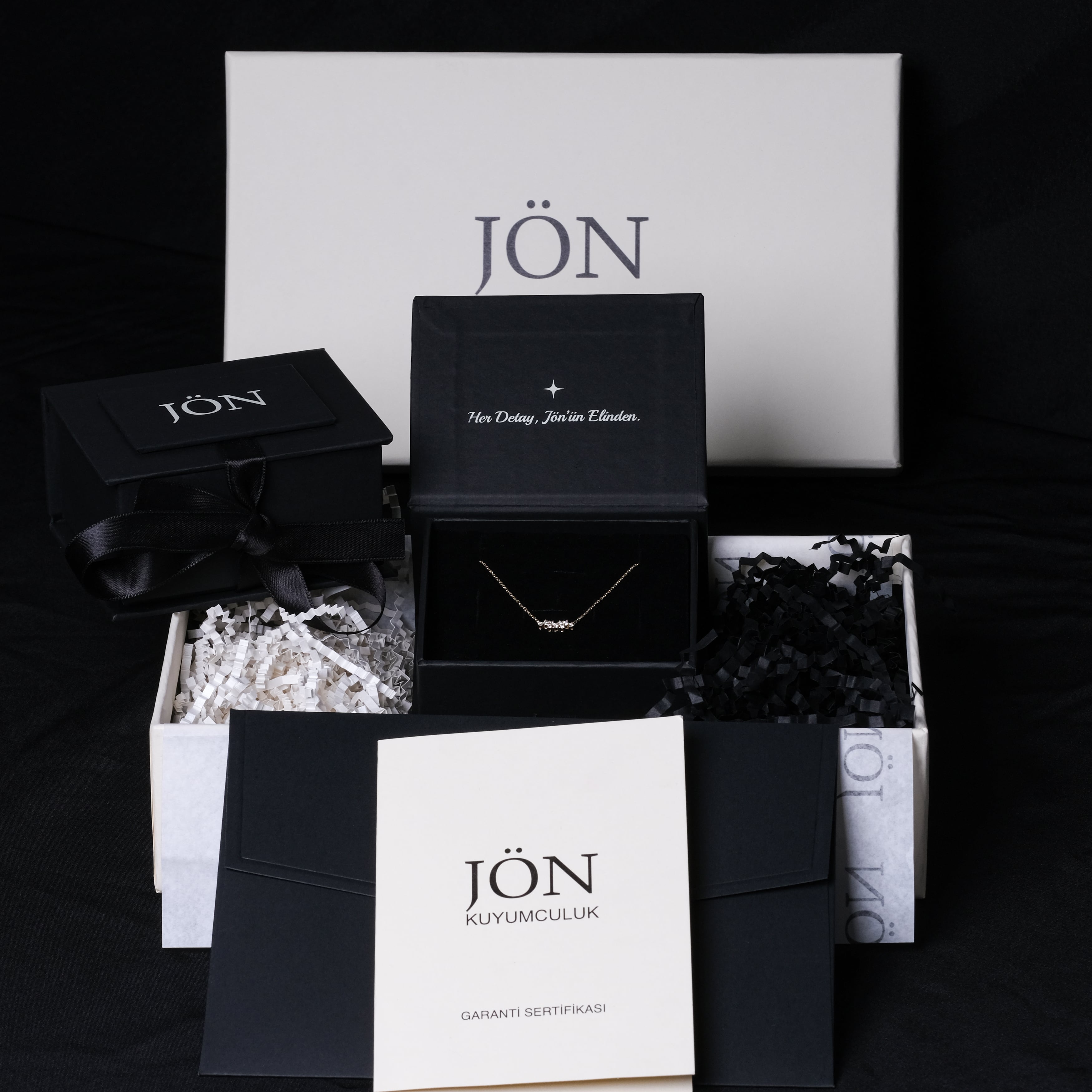 Livia Arc - 14 Ayar Pırlantalı Kolye