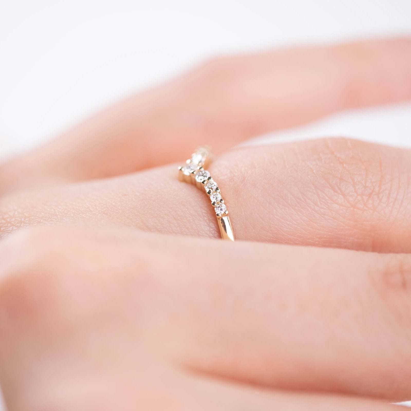 Kombinlenebilir Sade Pırlanta Yüzük