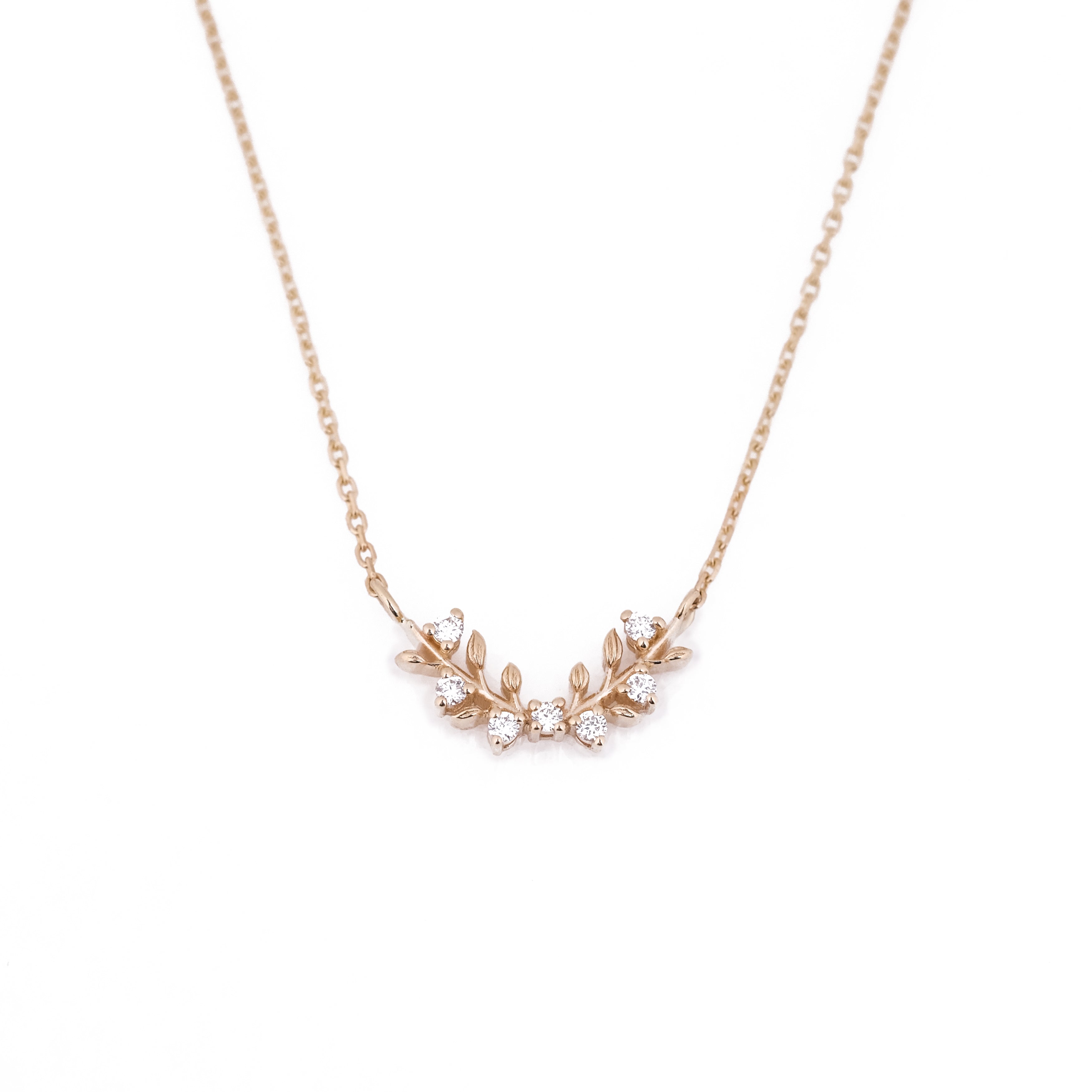 Livia Bloom - 14 Ayar Pırlantalı Kolye