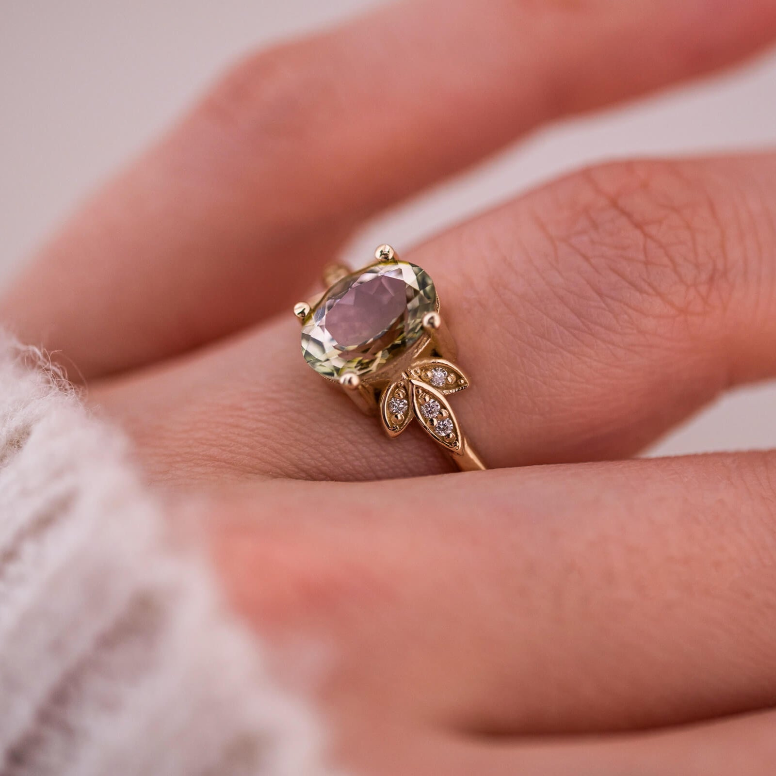 Vilya | Eşsiz Turmalin ve Pırlantalı Yüzük (Sadece 1 adet üretildi)