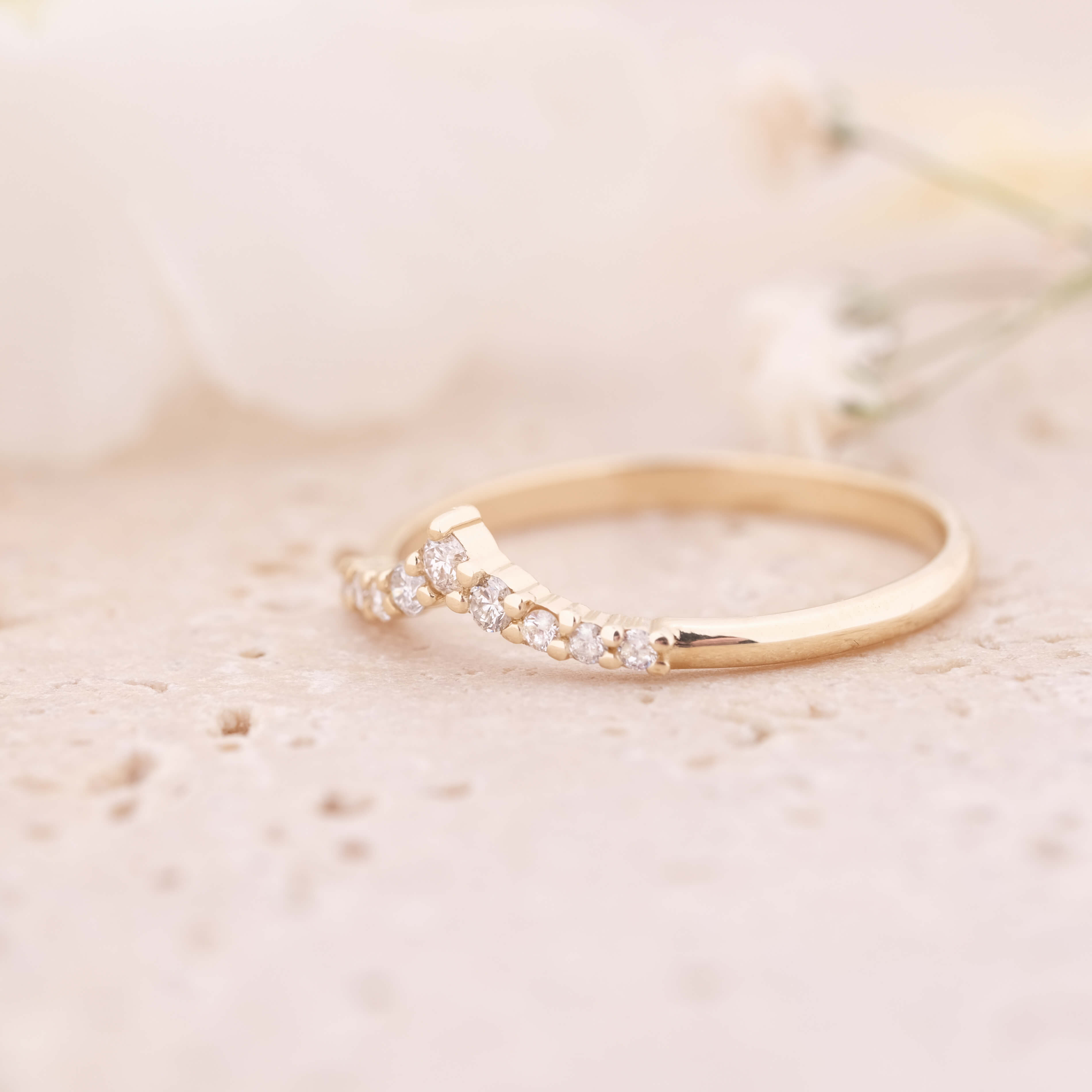 Kombinlenebilir Sade Pırlanta Yüzük